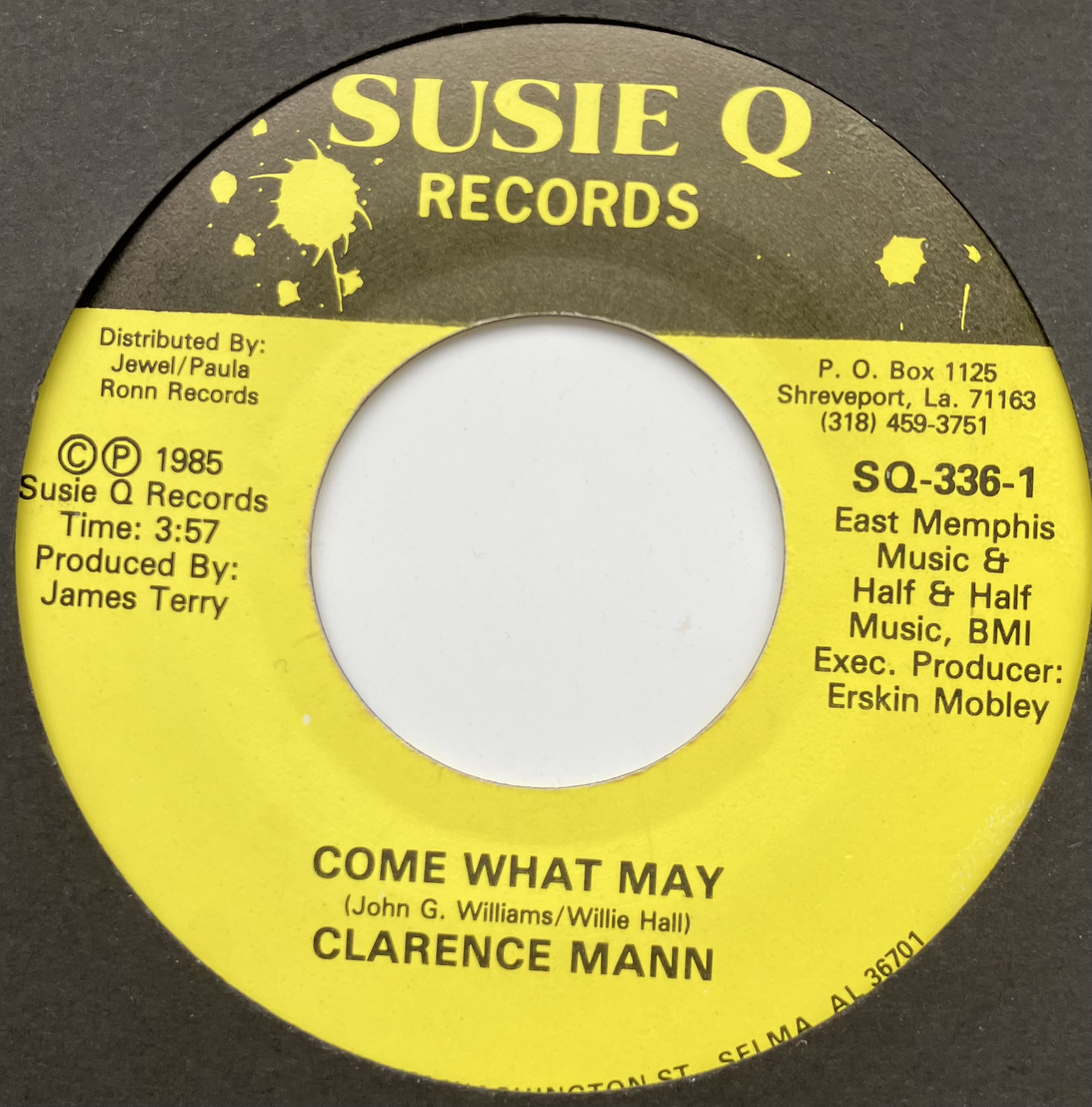 Clarence Mann "Come What May"