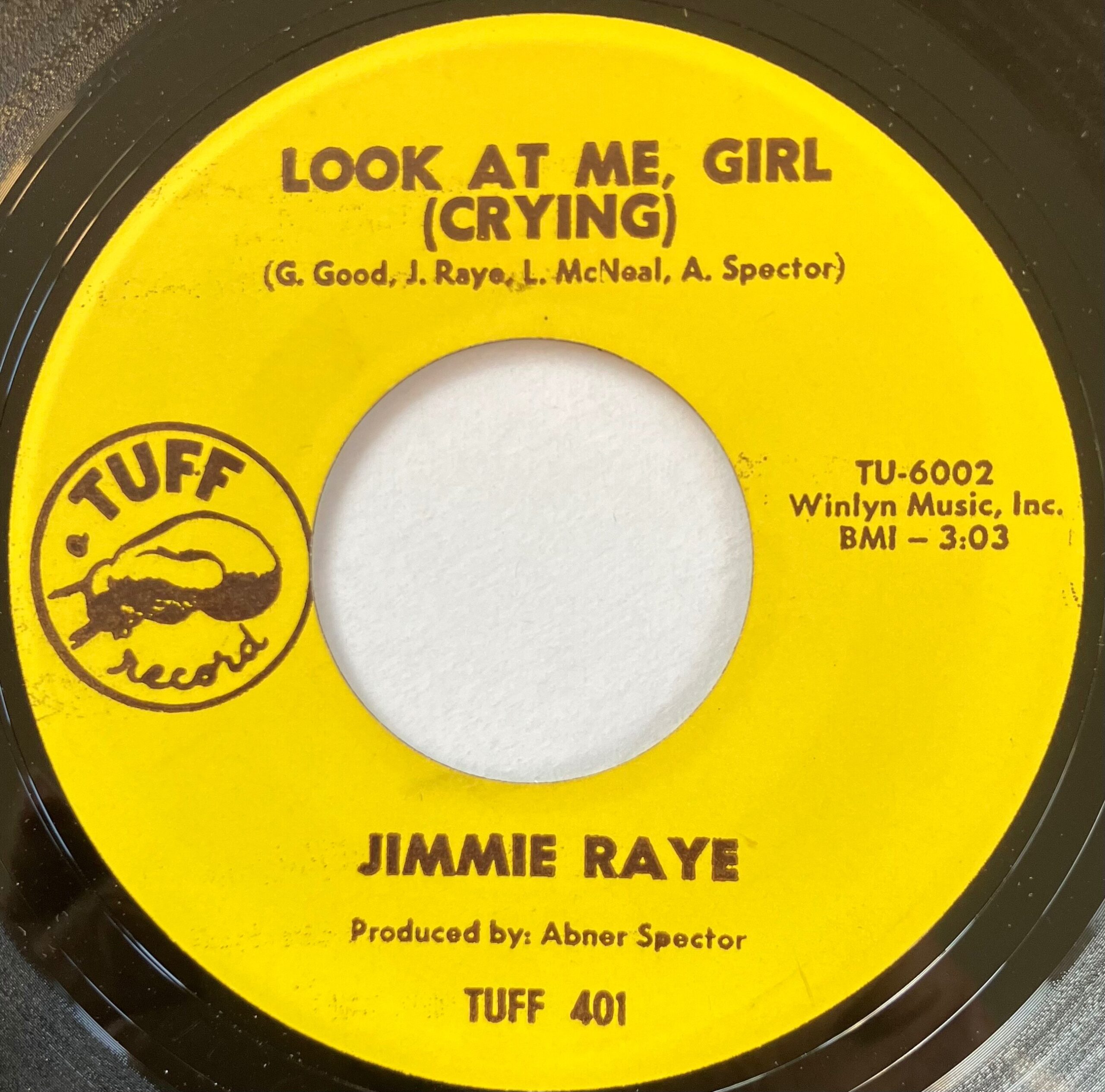 Jimmy Raye "Look At Me, Girl (Crying)" / "I Tried"
